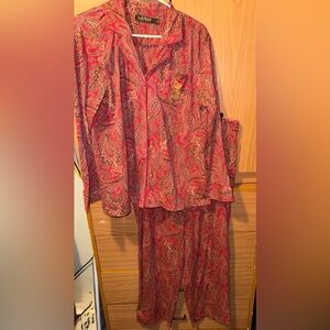 Ralph Lauren paisley pajama set